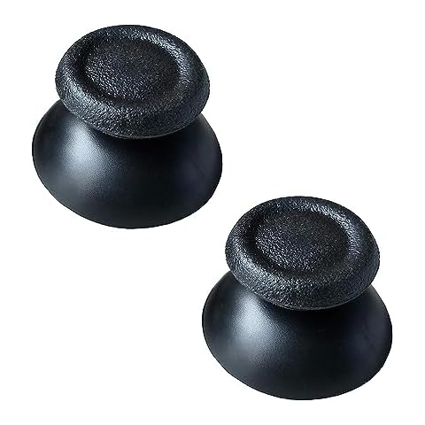 2x Black Analog Thumb Stick Replacements Cover