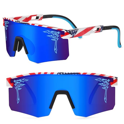 Image of ACEXPNM Two Sizes Baseball Sunglasses For Adults and Youth Boys Girls Kids UV400 Men Women Outdoor Sports Sun Glasses