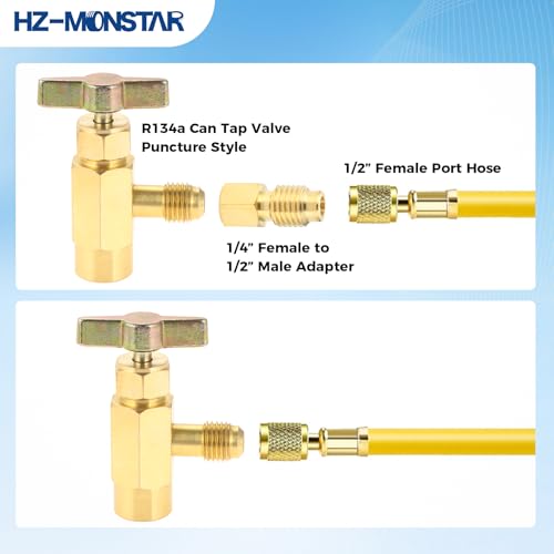 R134a Can Tap Puncture Style, Dispensador Refrigerante miniatura 2