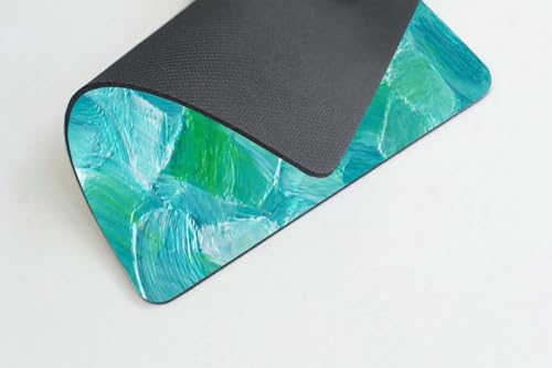 Alfombrilla para ratón Smooffly con flores de acuarela y una divertida frase motivadora 4