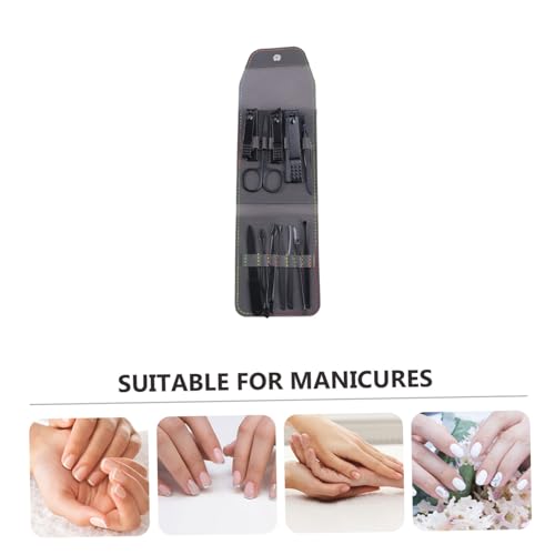 Kit de manucure en acier avec outils pour coupe-ongles ergonomiques