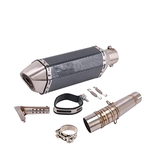 Silencieux d'échappement 51mm NC750 tube intermédiaire pour éliminer les fuites de gaz moto