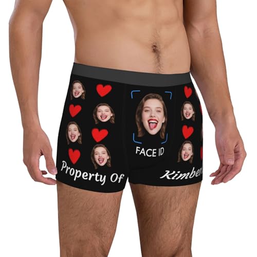 Custom Mens Boxers with Face Funny Photo Underwear Customized Boxer Briefs for Husband Boyfriend3