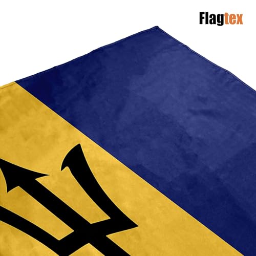 Bandera de Barbados Flagtex grande para mástil exterior 6