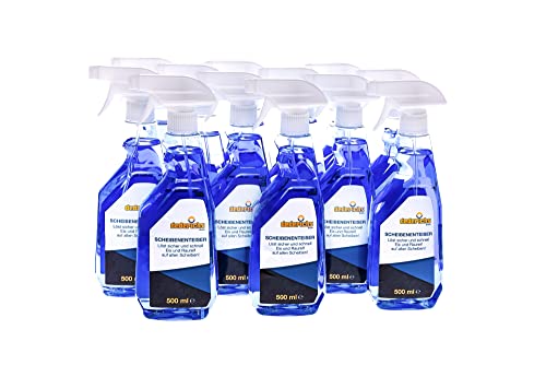 dederichs SmallParts Dederichs Scheibenenteiser Nachfüllflasche 6 Liter, sekundenschnelles enteisen von Scheiben einfach ohne kratzen,klare Sache & klare Sicht,12-teiliges Set