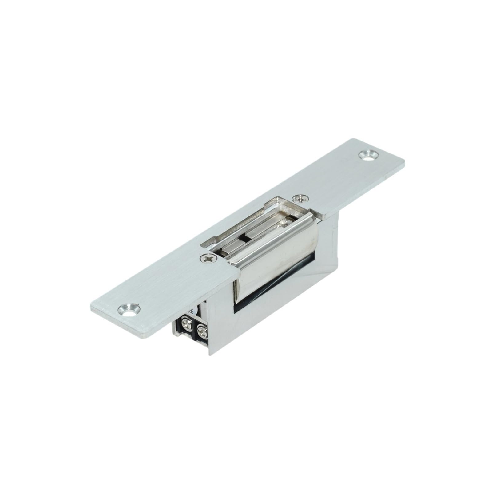 Cerradura eléctrica de 12 V CC, fuerza de sujeción segura o a prueba de fallos, lengüeta de bloqueo de 44 mm para control de acceso