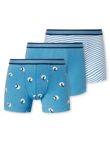 Schiesser Jungen 3 PACK Unterwäsche Boxershorts - 95/5 Organic Bio Baumwolle - Größe 92 bis 197