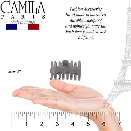 Pinza para cabello Camila Paris CP3499 Gris miniatura 3