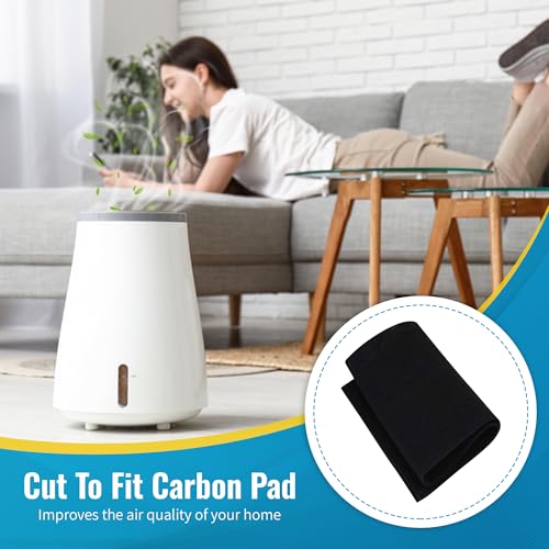 CFS COMPLETE FILTRATION SERVICES EST.2006 1PACK CuttoFit Carbon Pad 16 x 48 inches for Air Filters Charcoal Sheet fits Air Purifiers Range Hoods Furnace Filters removes Odor V O C Parts - Thumbnail 2