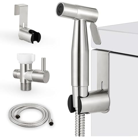 Bidet Faucet Wall Mounted Brushed Nickel Cover