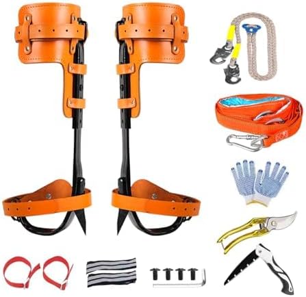 Tree Climbing Spikes Kit - Tree Climbing Gear for Tree Work, Climbing, Sports, Working