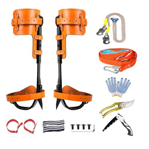 Tree Climbing Spikes Kit - Tree Climbing Gear for Tree Work, Climbing, Sports, Working