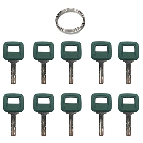 11039228 Ignition Key Excavator Truck for Volvo Loaders Heavy Equipment (5), Green