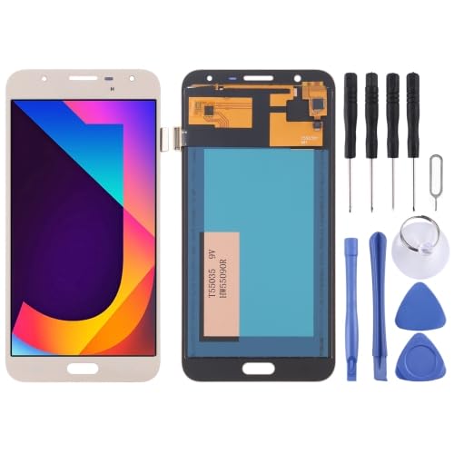 TYXNC AYSMG Material TFT LCD y digitalizador Asamblea Completa para Galaxy Neo J7 / J701, J7 Nxt, J7 Core, J701F / DS, J701M (Oro)(Gold)