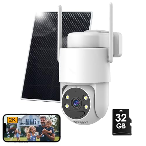 Clouree Solar Security Cameras Outdoor Wireless
