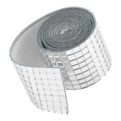 FUTUREORYY Pegatinas Autoadhesivas Espejo Cuadrados para Manualidades Decoración Baño Cocina DIY