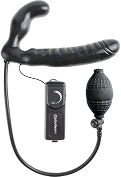 PENE HINCHABLE VIBRADOR CON ARNES NEGRO : Amazon.es: Salud y ...