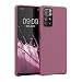 Produktbild kwmobile Hülle kompatibel mit Xiaomi Redmi Note 11S 5G / Poco M4 Pro 5G - Hülle Silikon gummiert - Handyhülle - Handy Case in Dark Rose