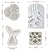 Marine Theme Fondant Cake Mold-Mermaid Tail Seashell Seahorse Seaweed Fish Starfish Coral Conch Silicone Mold For Under The Sea Cake Decoration Candy Chocolate Polymer Clay Sugar Craft Cupcake Topper