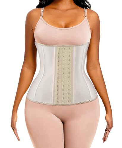 Image of ECOWALSON Waist Trainer for Women - 9 /25 Steel Bones & Additional Extender Cincher Corset for Hourglass body Shaper