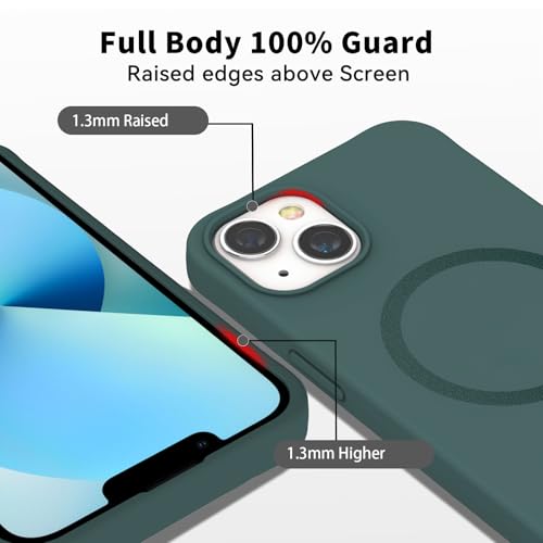 AOMYKE Handyband für iPhone 13 / iPhone 14 Hülle mit Band, Magnetisch Handyhülle kompatibel mit Magsafe zum Umhängen Schutzhülle mit Kette… – Ansicht 3