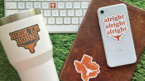 Image of Texas Longhorns Stickers & Decals 14 Pc Set for Car, University of TX
