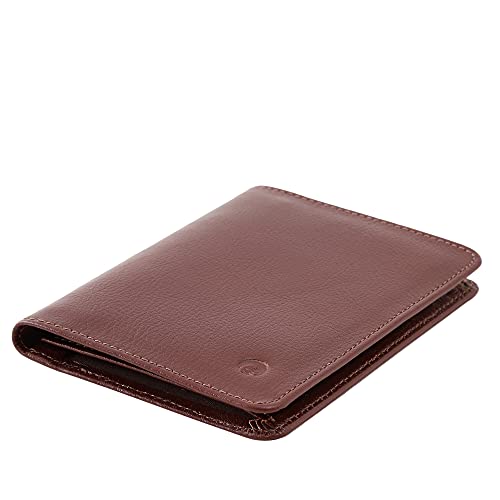 Front Pocket Minimalist Leather Slim Wallet RFID Blocking Small Size 620 (Pinion)2