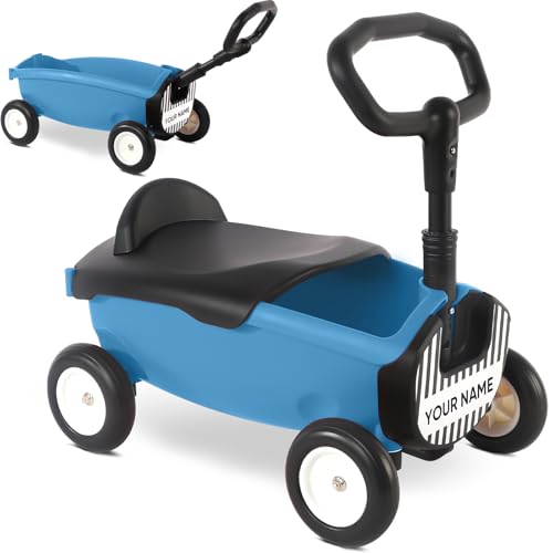Carrito de arrastre   RIDYEE RDG01-AZUL         ideal para paseos y juegos en casa 2