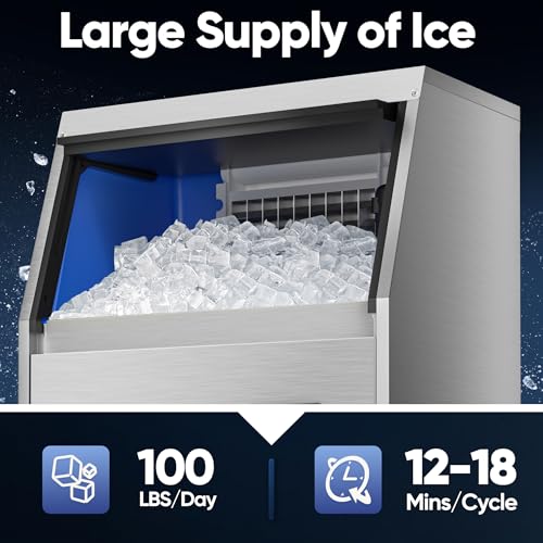 Coolski IM100B Commercial Ice Maker Machine thumb #1