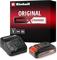Original Einhell Starter Kit 2,5 Ah Akku und Ladegerät Power X-Change (Li-Ion, 18 V, 50 min Ladezeit, passend für alle Power X-Change Geräte)