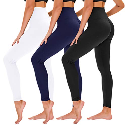 TNNZEET High Waisted Leggings for Women - Tummy Control Full Length Tights