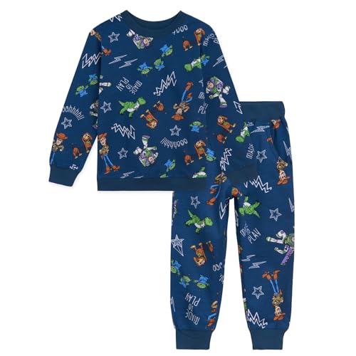 Image of Disney French Terry Sweatshirt and Jogger Pants Outfit Set Toddler to Big Kid Sizes (2T - 10-12)