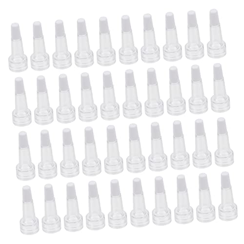 NOLITOY Professional Bottles 100pcs Horn-shape Caps for Vial Secure Seal Easy to Carry