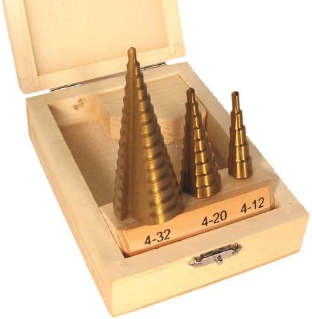 Step Drill Bit Set 3-Piece