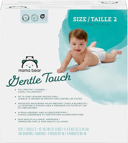 Mama Bear Gentle Touch Baby Diapers Size 2