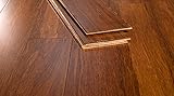Ambient Bamboo - Bamboo Flooring Sample, Color: Carbonized 6 FT Lengths, Engineered Click Lock