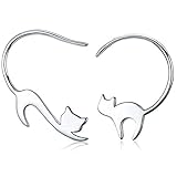 ausgefallene ohrringe edelstahl ♥ Material: nickelfrei, bleifrei hypoallergenes Sterlingsilber 925 Für hohen Tragekomfort, besonders für Menschen mit empfindlicher Haut