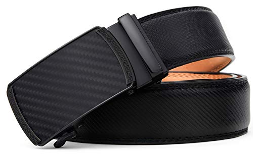 BULLIANT Riem voor heren, riem met automatische sluiting, leren riem voor herenkleding, maat aangepast - Image 3