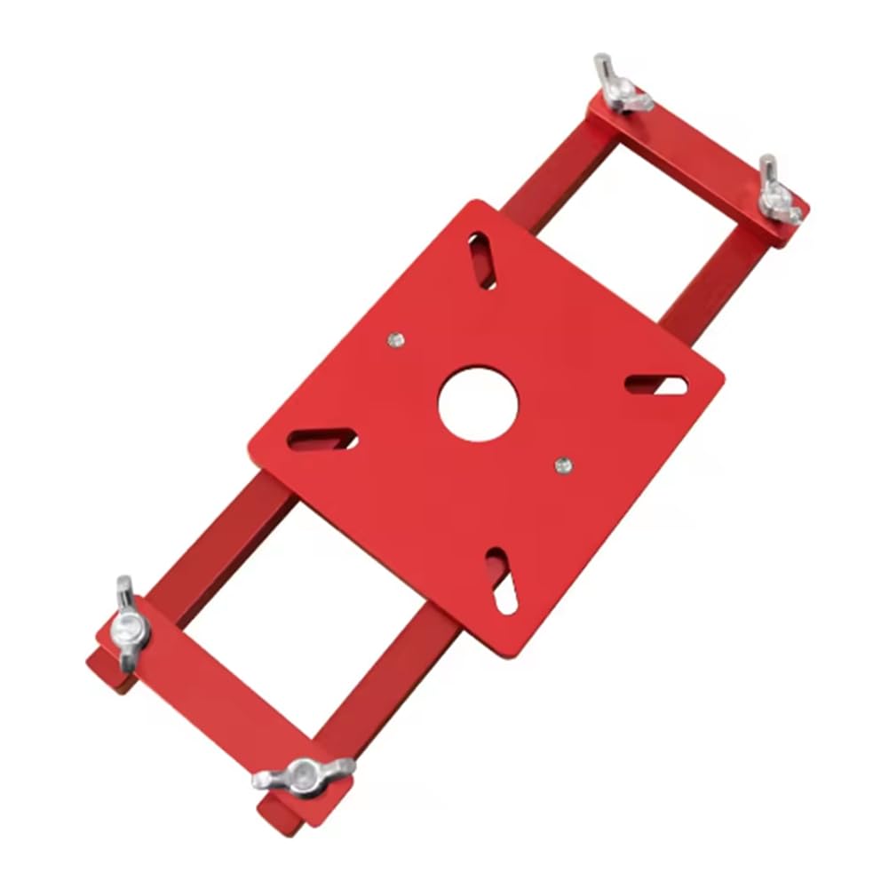Littimoon 2 in 1 Center Fastener Slotting Bracket, Woodworking Grooving for Cabinet Furniture Install Fasteners