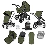 Personnalisable et pratique : la nacelle et le siège se ferment à l'aide d'une fermeture éclair pour un nettoyage facile et un produit plus durable et peu encombrant