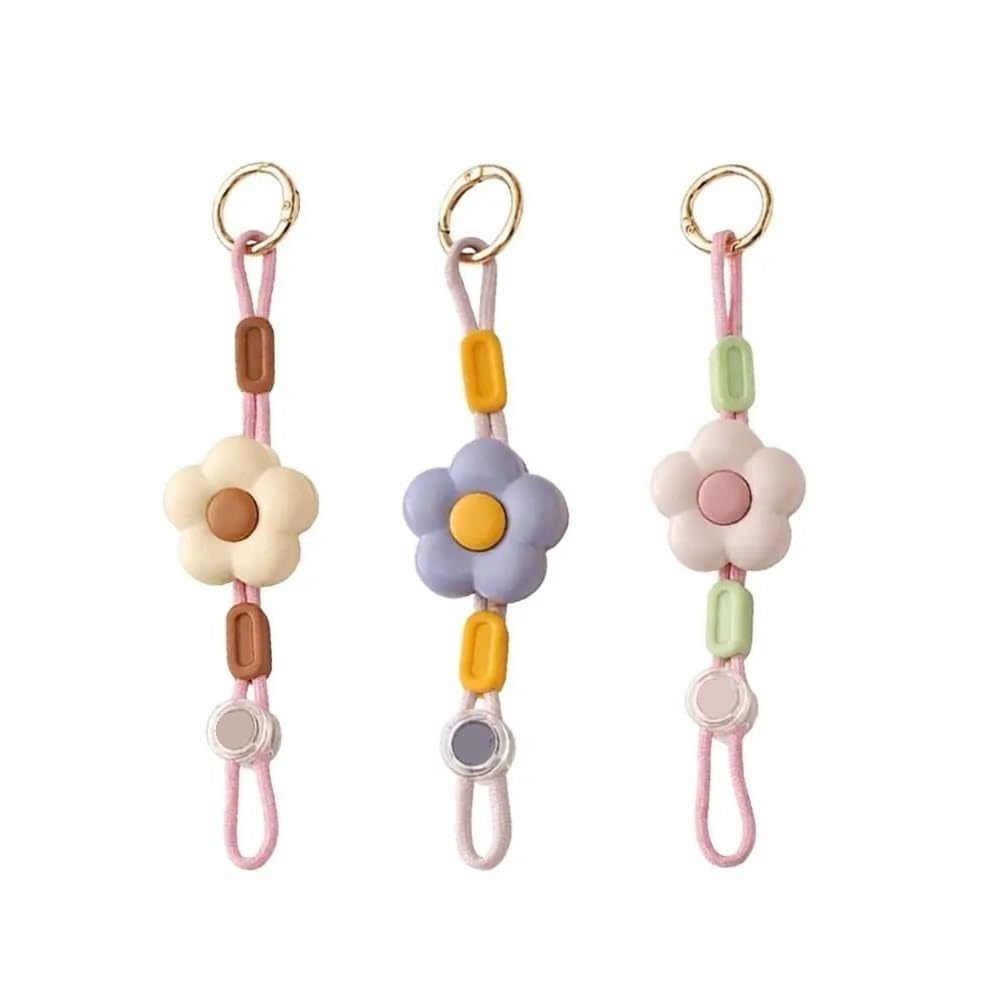 3Pcs Adjustable Flower Shaped Hat Clips, Portable Multifunctional Hat Fastener Clips for Travel Backpack Water Bottle Strap Decoration(Mixed)