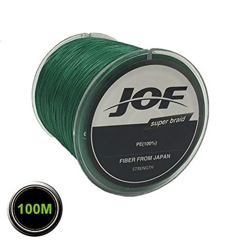 Ubersweet® 8 Strands 100M PE Braided Super Strong Japan Multifilament Line Jig Carp Fish Line Wire:White, 8-image-7