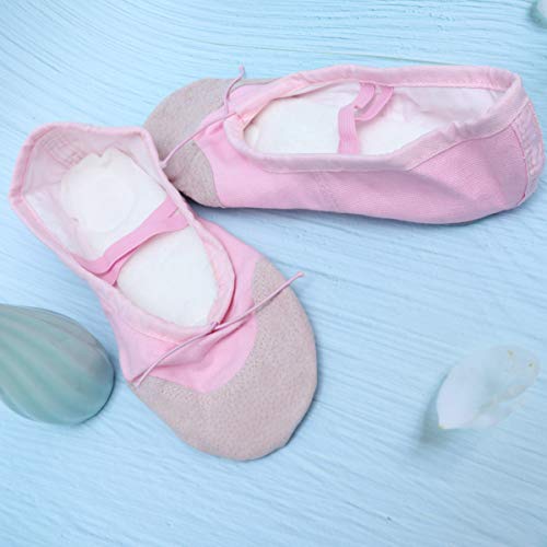 Sapatos de balé de lona HEALLILY sapatilha de balé sola completa Yoga rasteirinhas sapatos de pilate