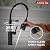 Delta Faucet Theodora Pro Commercial Style Kitchen Faucet with Pull Down Sprayer, Matte Black Commercial Kitchen Faucet, Spring Kitchen Faucet, Delta Kitchen Sink Faucet, Matte Black 18804Z-BL-DST