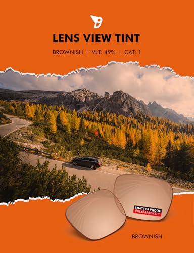 Image of PRO+ Polycarbonate Replacement Lenses & Nose Pads for Oakley Fives Squared(4+1) OO9238 Sunglasses