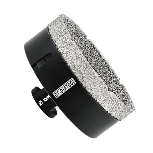 DT-DIATOOL Foret Diamant 100mm Scie Cloche pour Forage à Sec Carrelage Porcelaine Marbre...