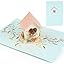 Carte Voyage 3D 20x15cm Carte Pop-up Voyage Kesote - Cadeau Argent Et Vacances 20x15 Cm - Création 3D Originale Carte Bon Voyage 3D