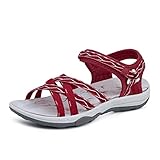 sandalen rot pink Gummi + Phylon-Außensohle für Traktion und Strapazierfähigkeit.
