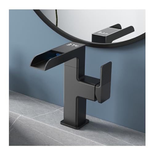 Grifo de cascada LED para lavabo de tocador que transforma la rutina de aseo matutino