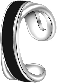 黒 イヤーカフ レディース メンズ 片耳用 シルバー925 金属アレルギー対応 イヤーカフ 大人 シンプル おしゃれ 小さい カジュアル 20代 30代 40代 ジュエリー